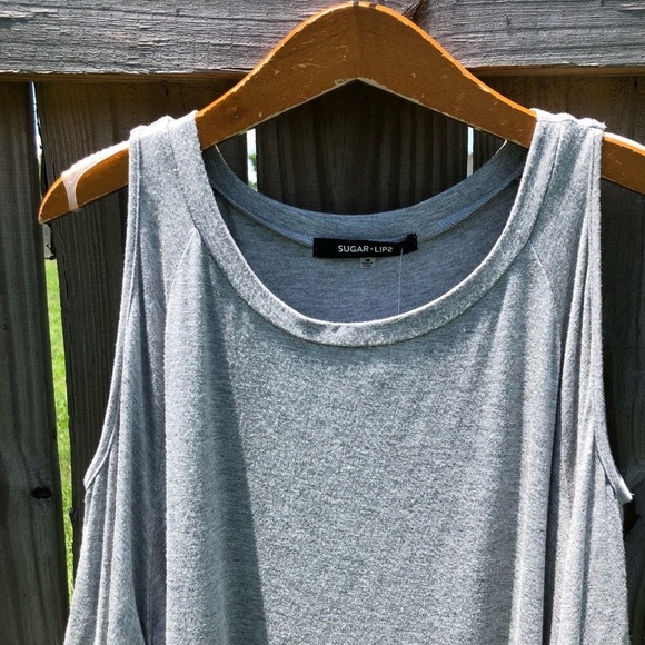 Cold Shoulder Bell Sleeve Top | SugarLips - Picture 1 of 4
